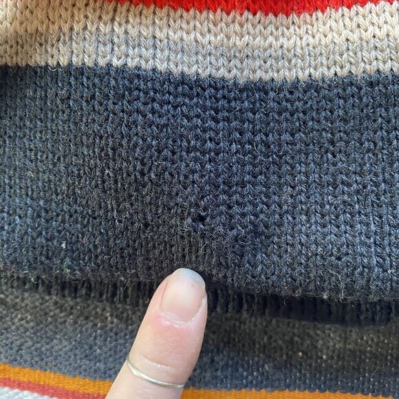 Vintage Smiley Wool Beanie. Black. XS/S. 80’s. Winter. Kids or Small Headed. USA - Picture 9 of 9